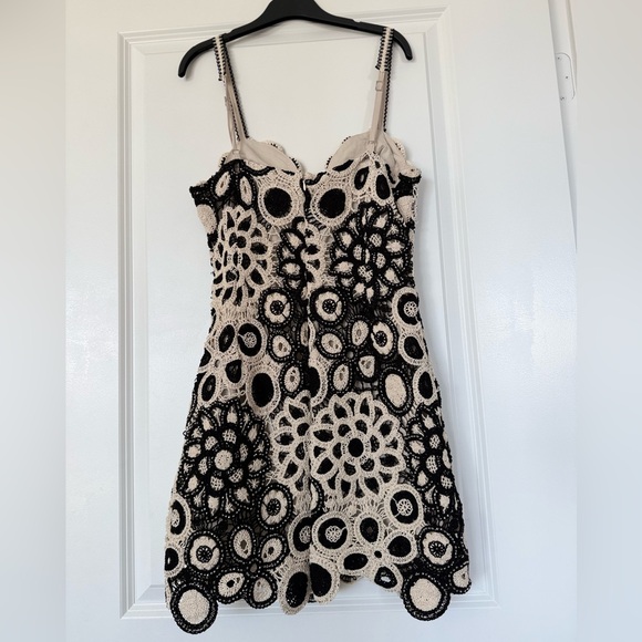 EUC PatBO Coral Crochet Mini Dress $895 - Picture 7 of 10